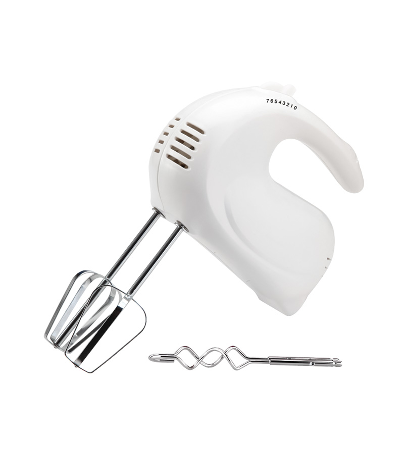 White 150W Home Appliances 7 Speeds  Hand Mixer